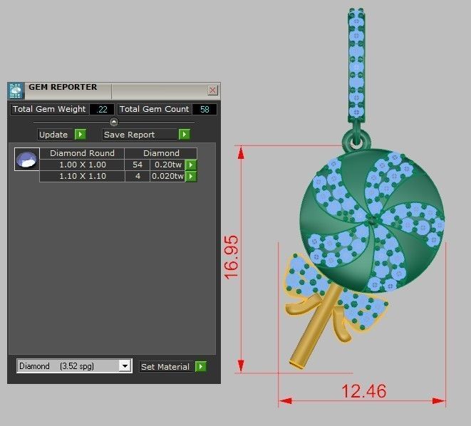 PENDANT Free 3D print model_1