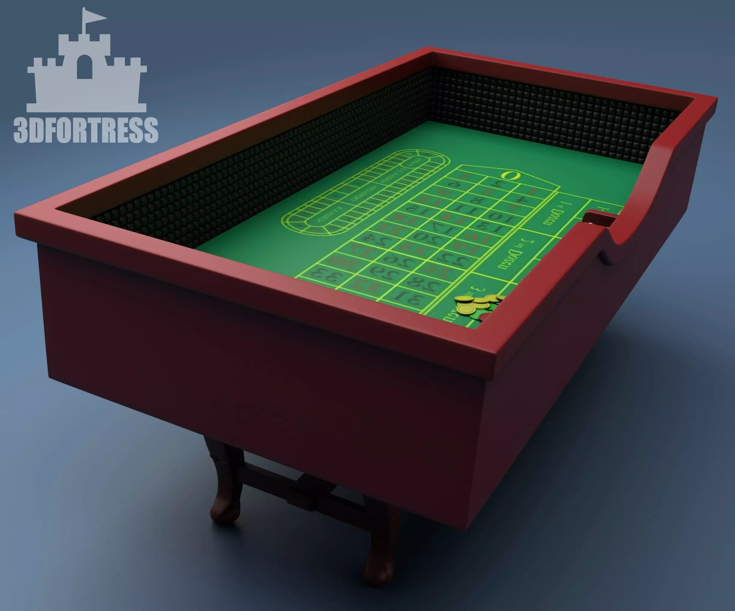 craps table 3D print model