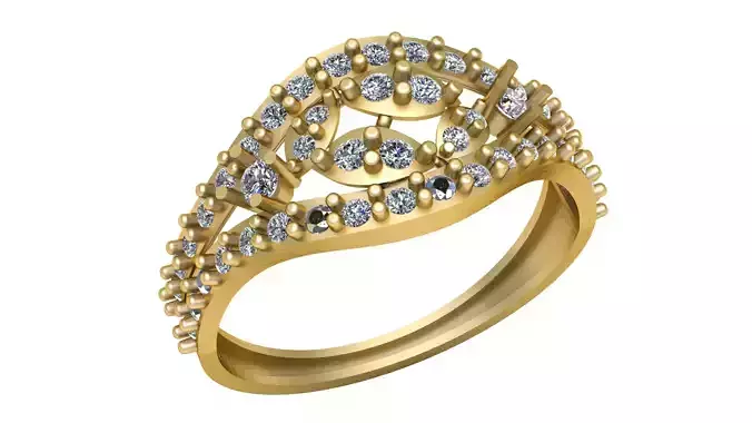 Engagement Diamond Ring 3d Printable 