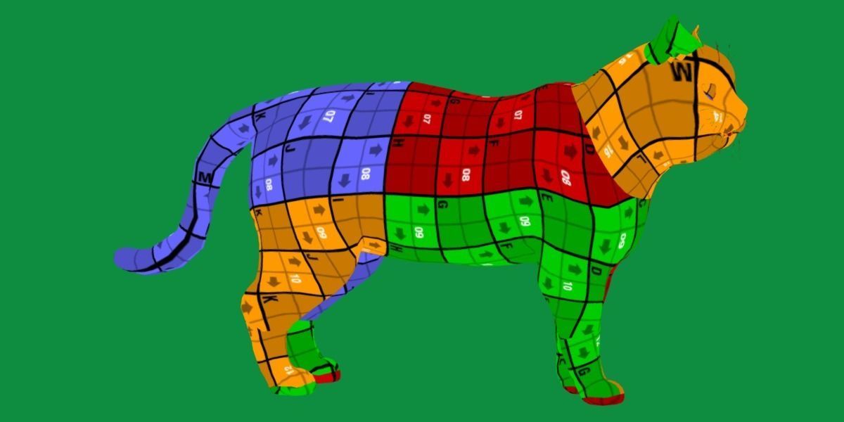 Scottish Straight Cat Low-poly 3D model_12