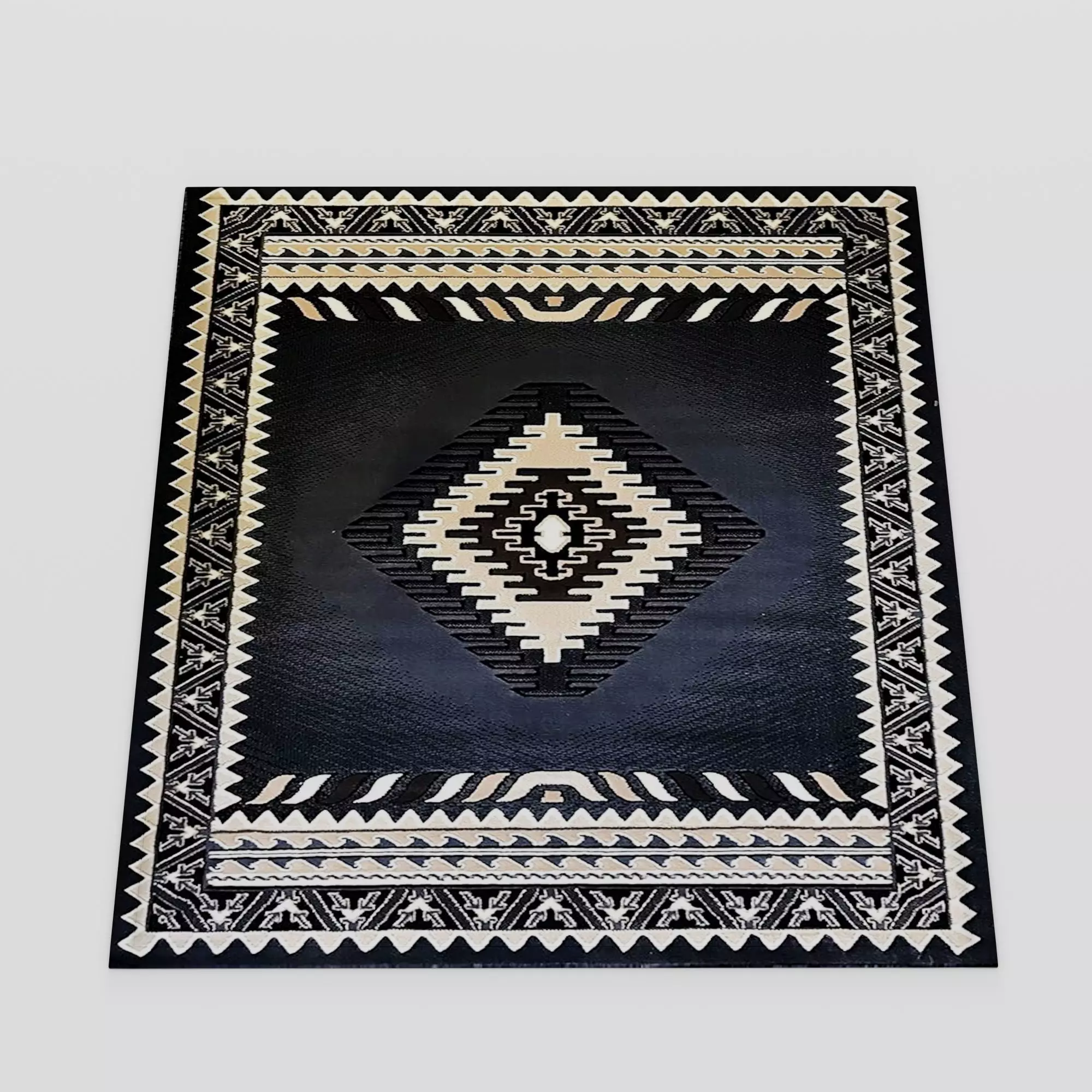 modern carpet 3D model_0