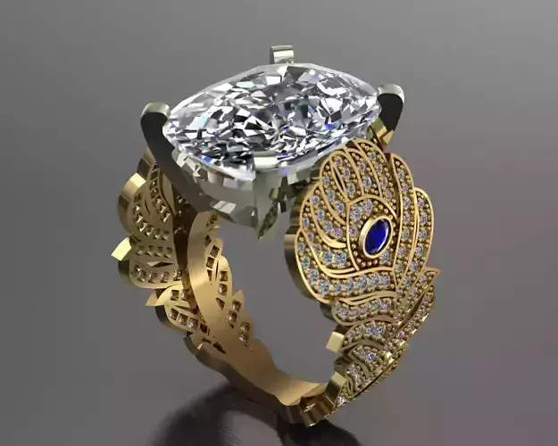 Peacock ring