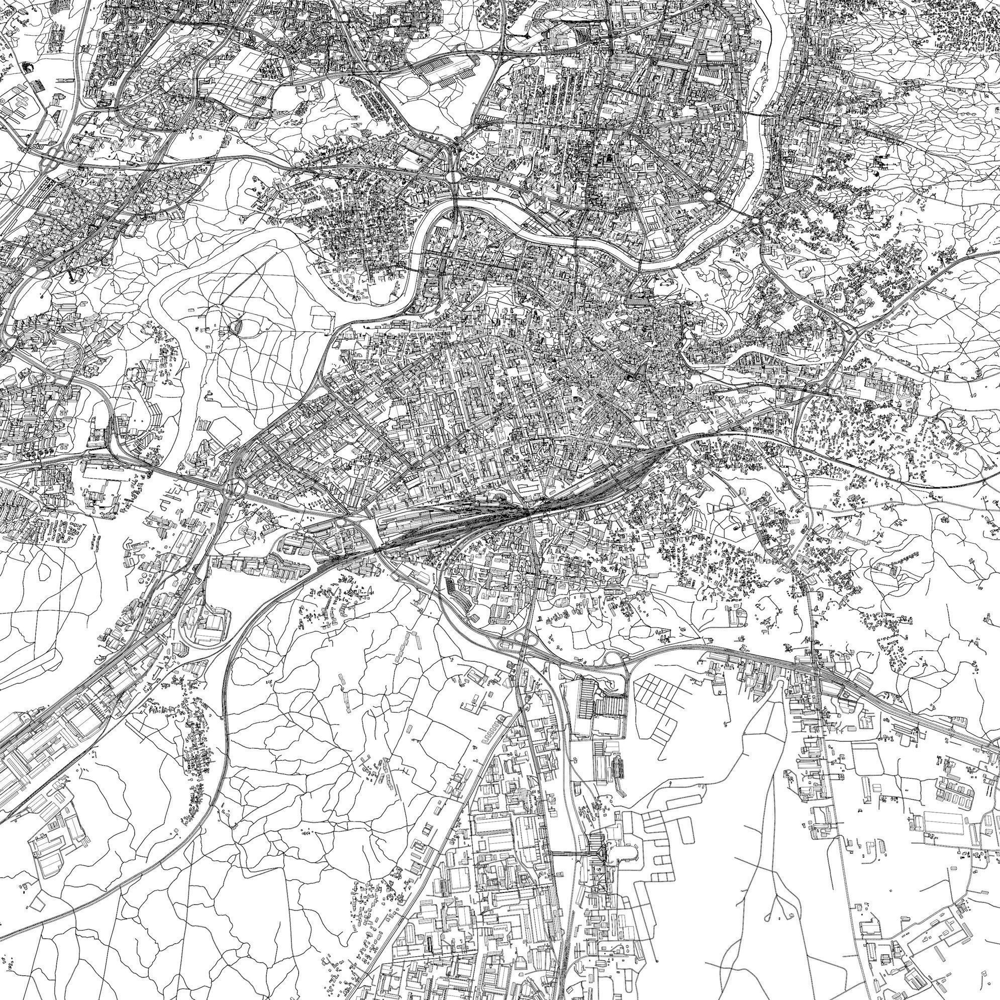 Vilnius Lithuania - city and urban 3D model_7