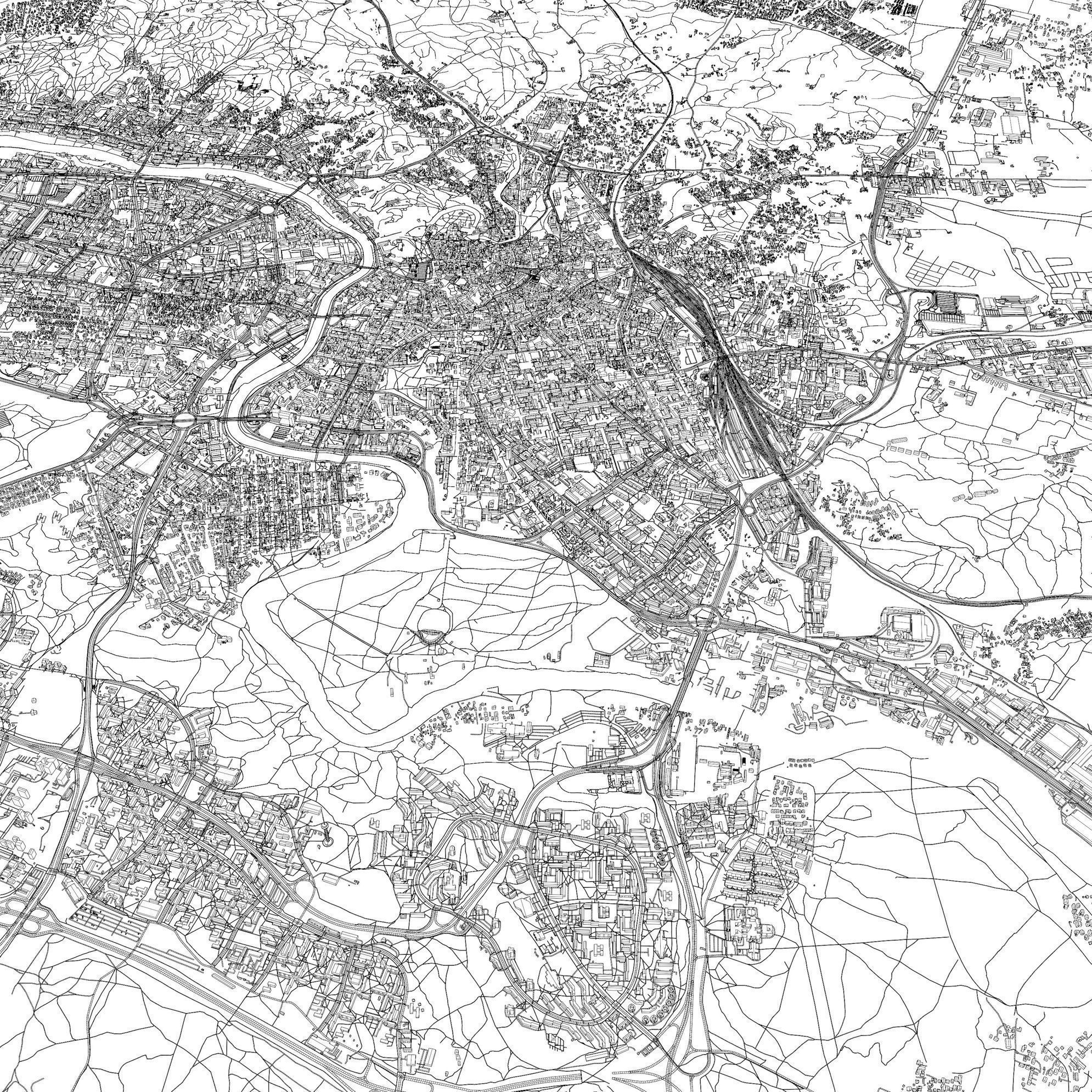 Vilnius Lithuania - city and urban 3D model_10