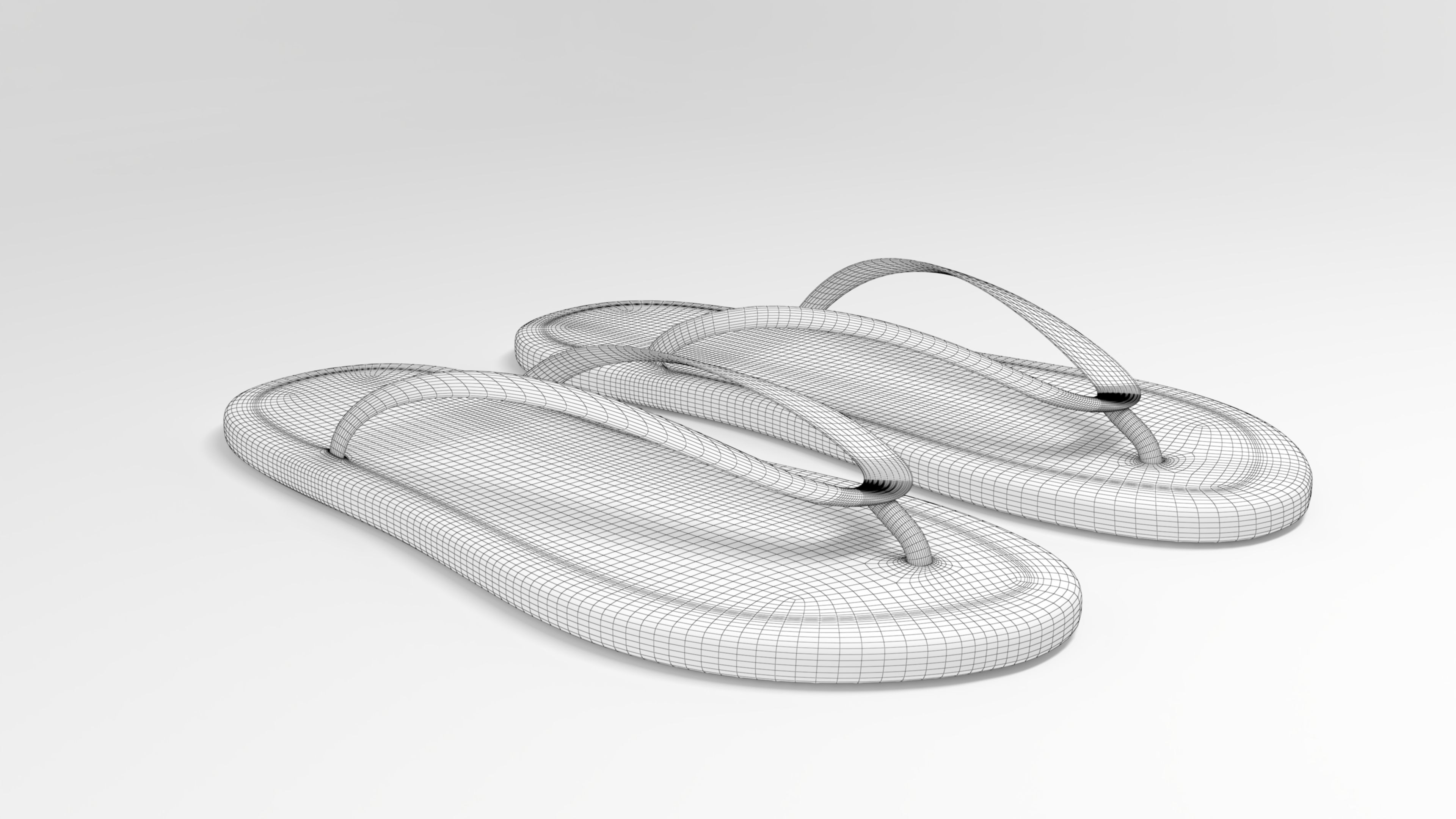 Flip Flop Summer Icon  3D model_8