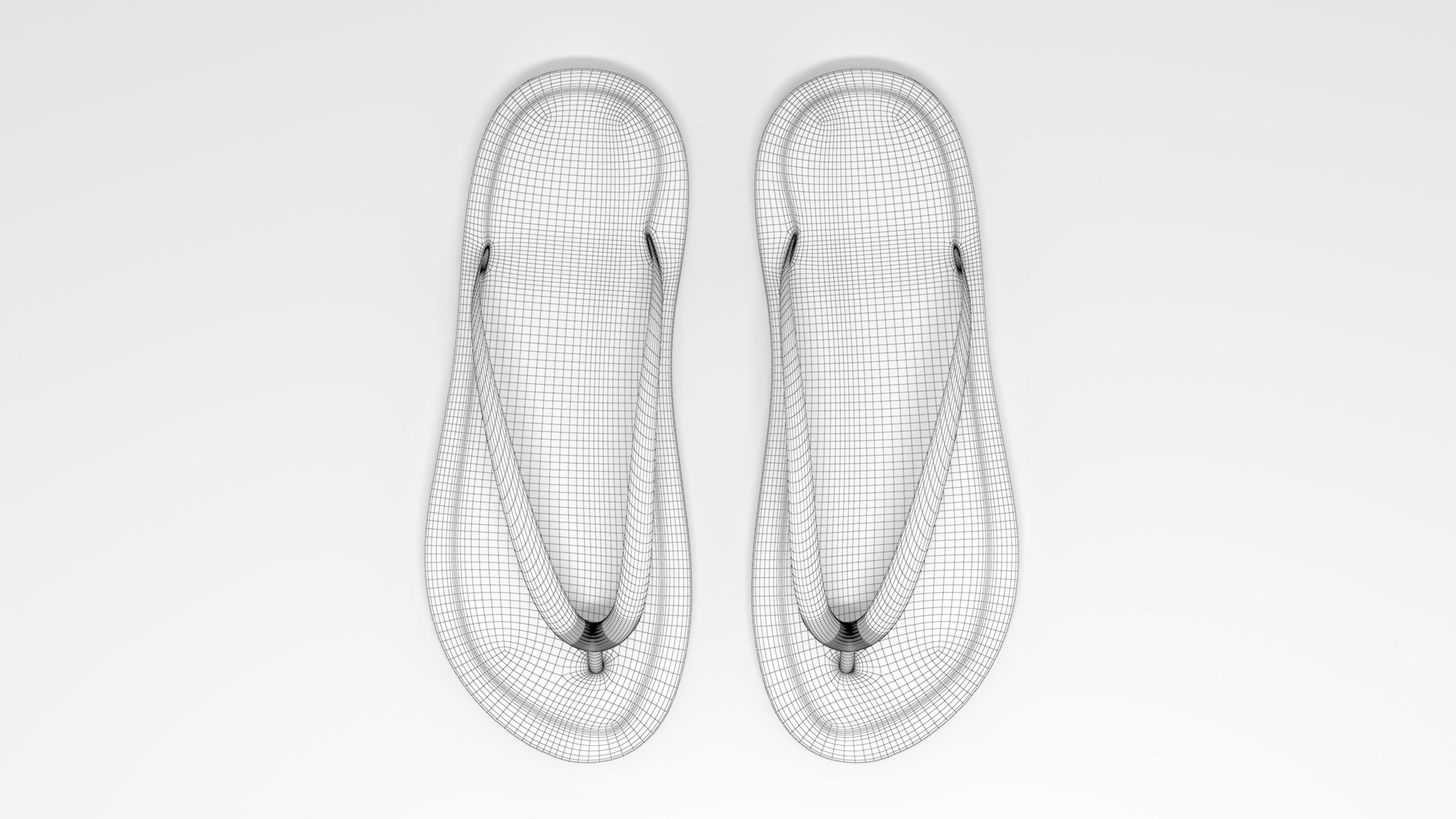 Flip Flop Summer Icon  3D model_9