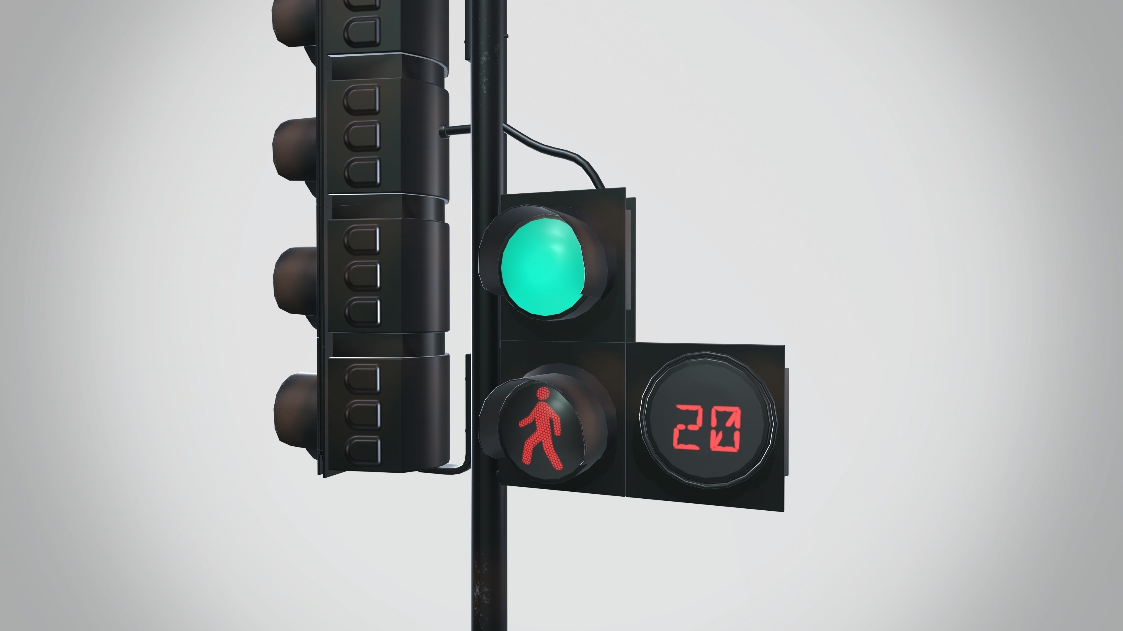 Traffic Light 3D model_12