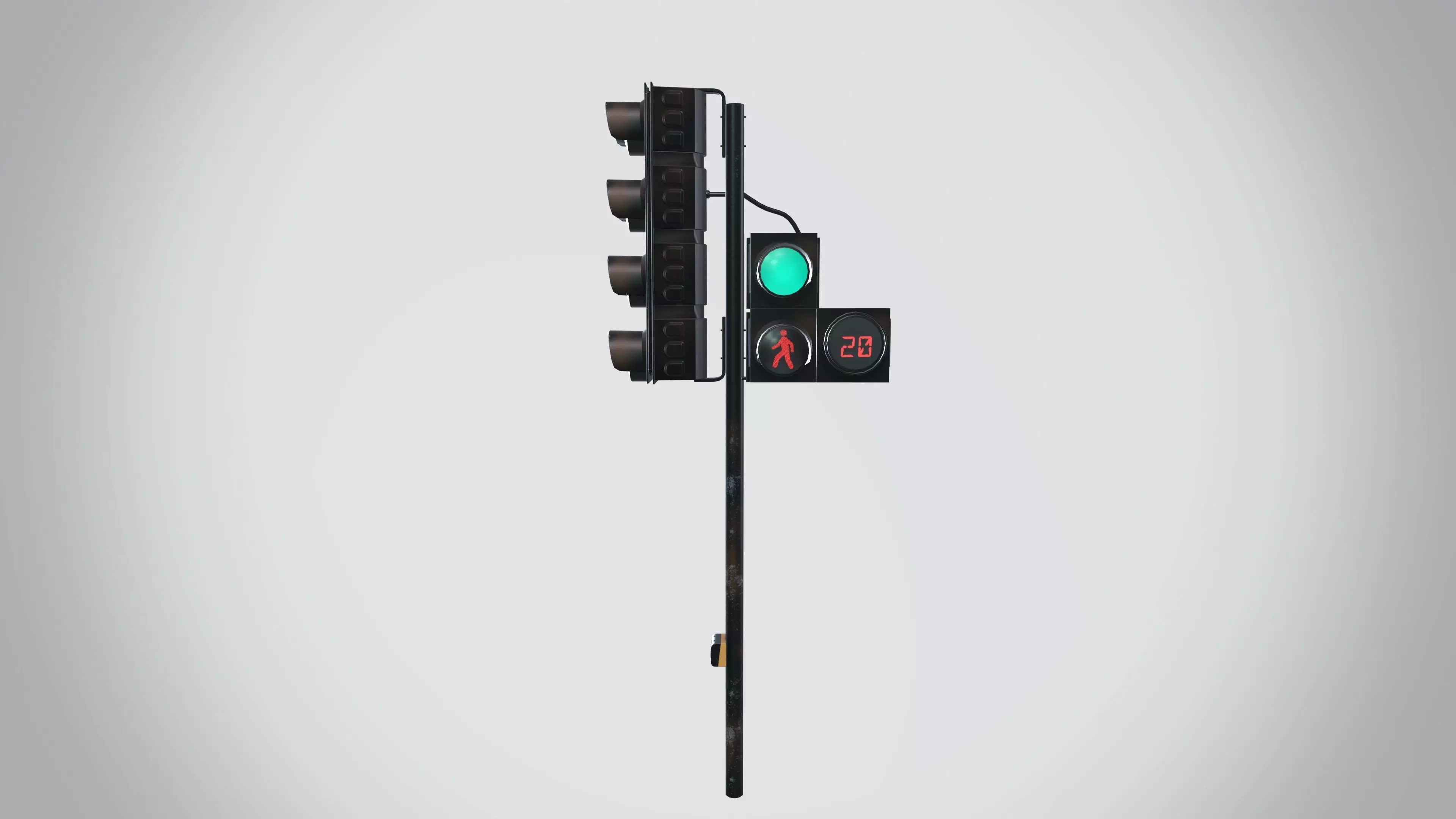 Traffic Light 3D model_0