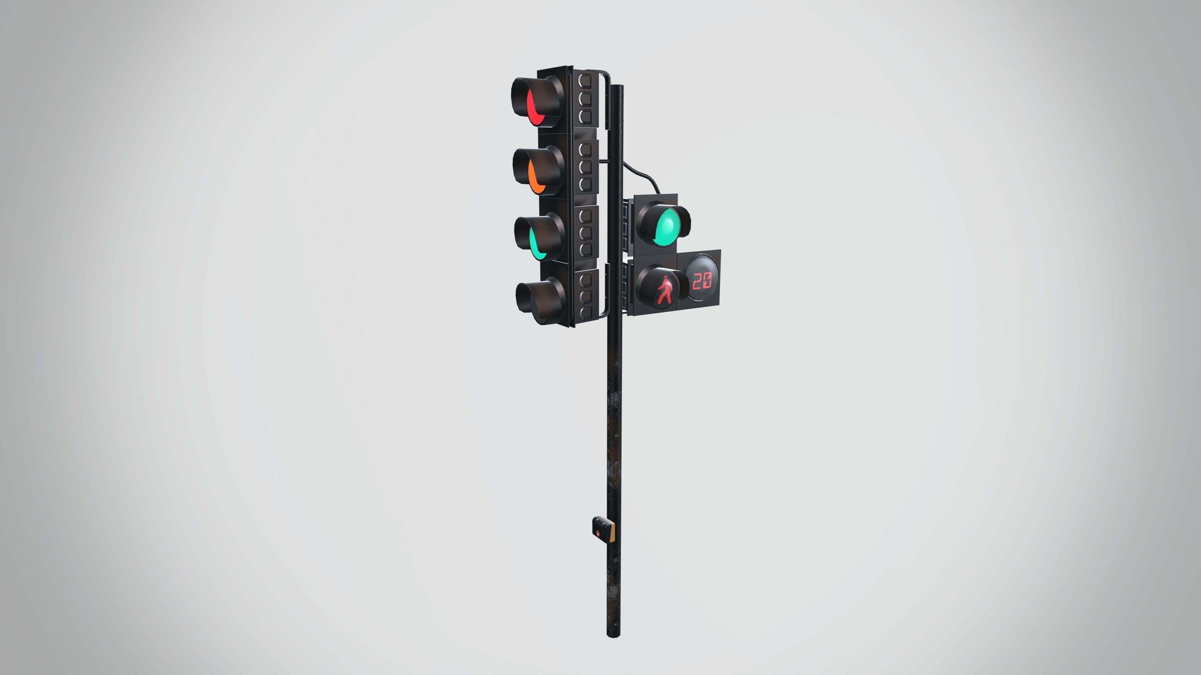 Traffic Light 3D model_9