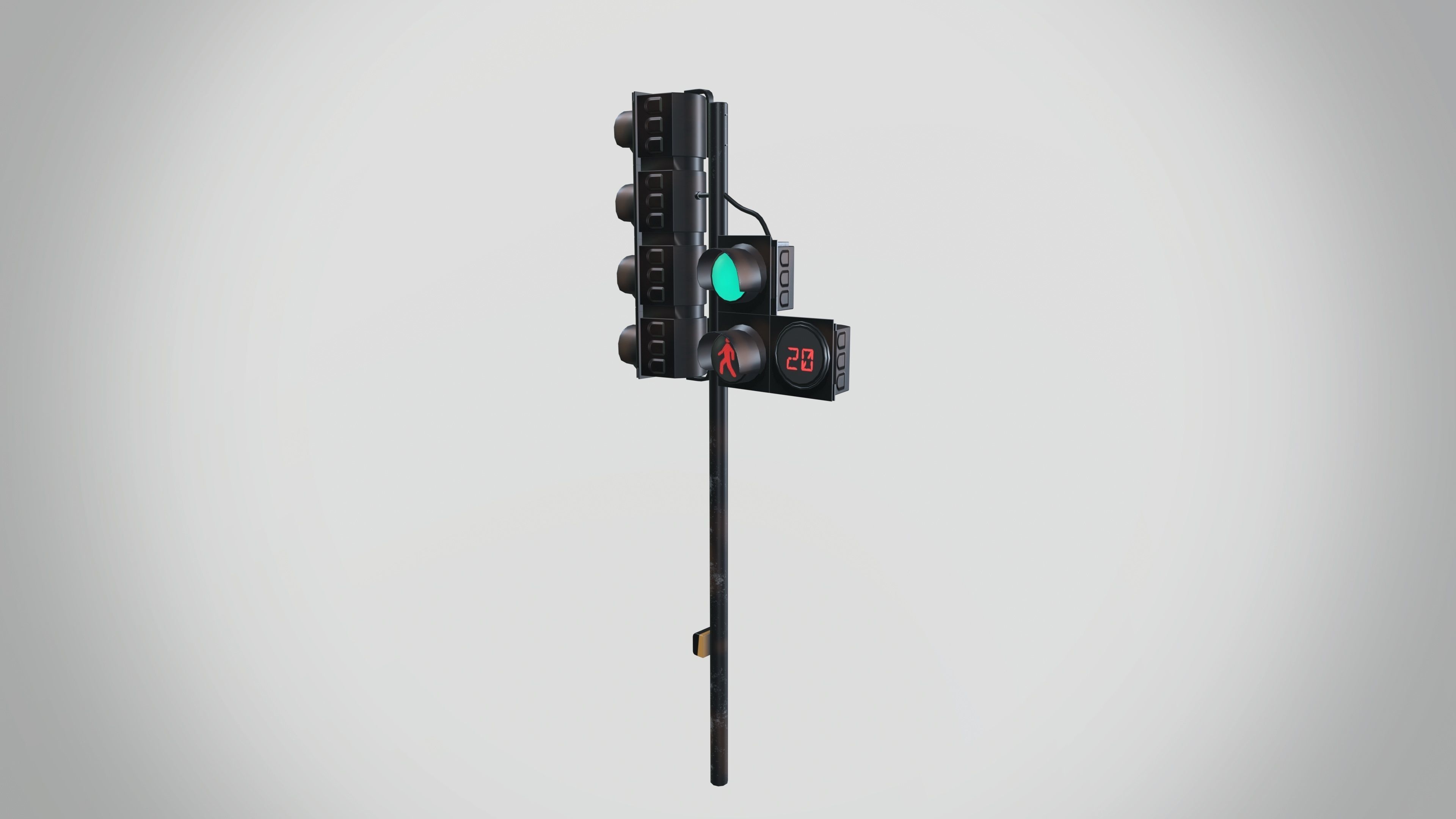 Traffic Light 3D model_2