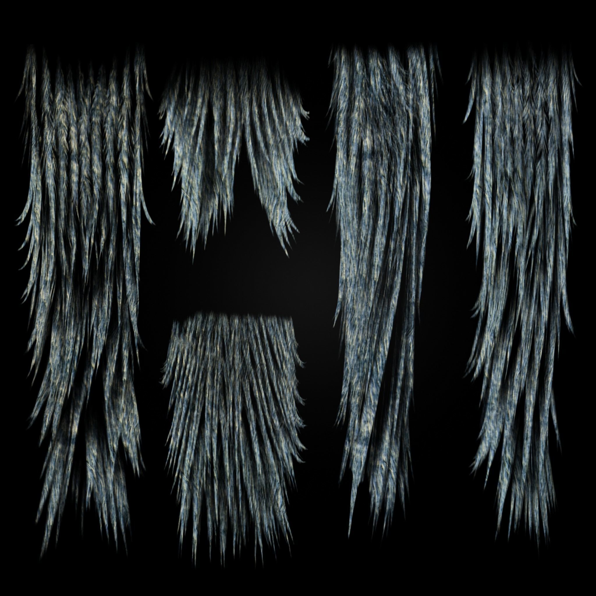 70 Fur Alphas Realistic - High Quality 2K Texture_3