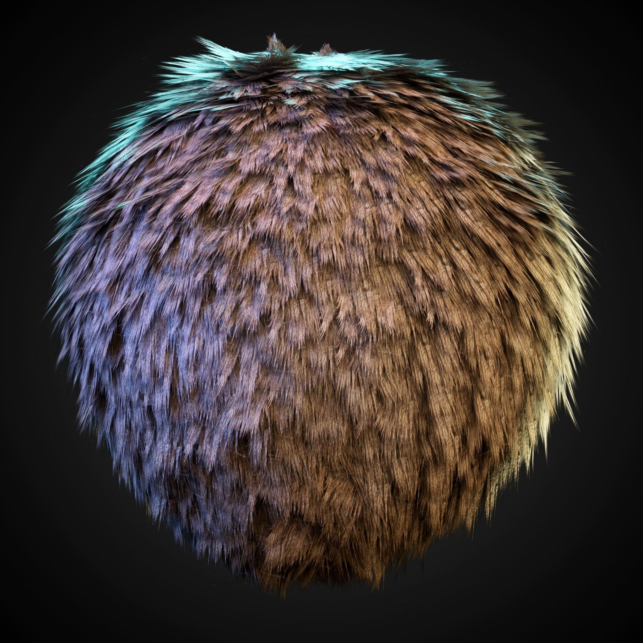 70 Fur Alphas Realistic - High Quality 2K Texture_6