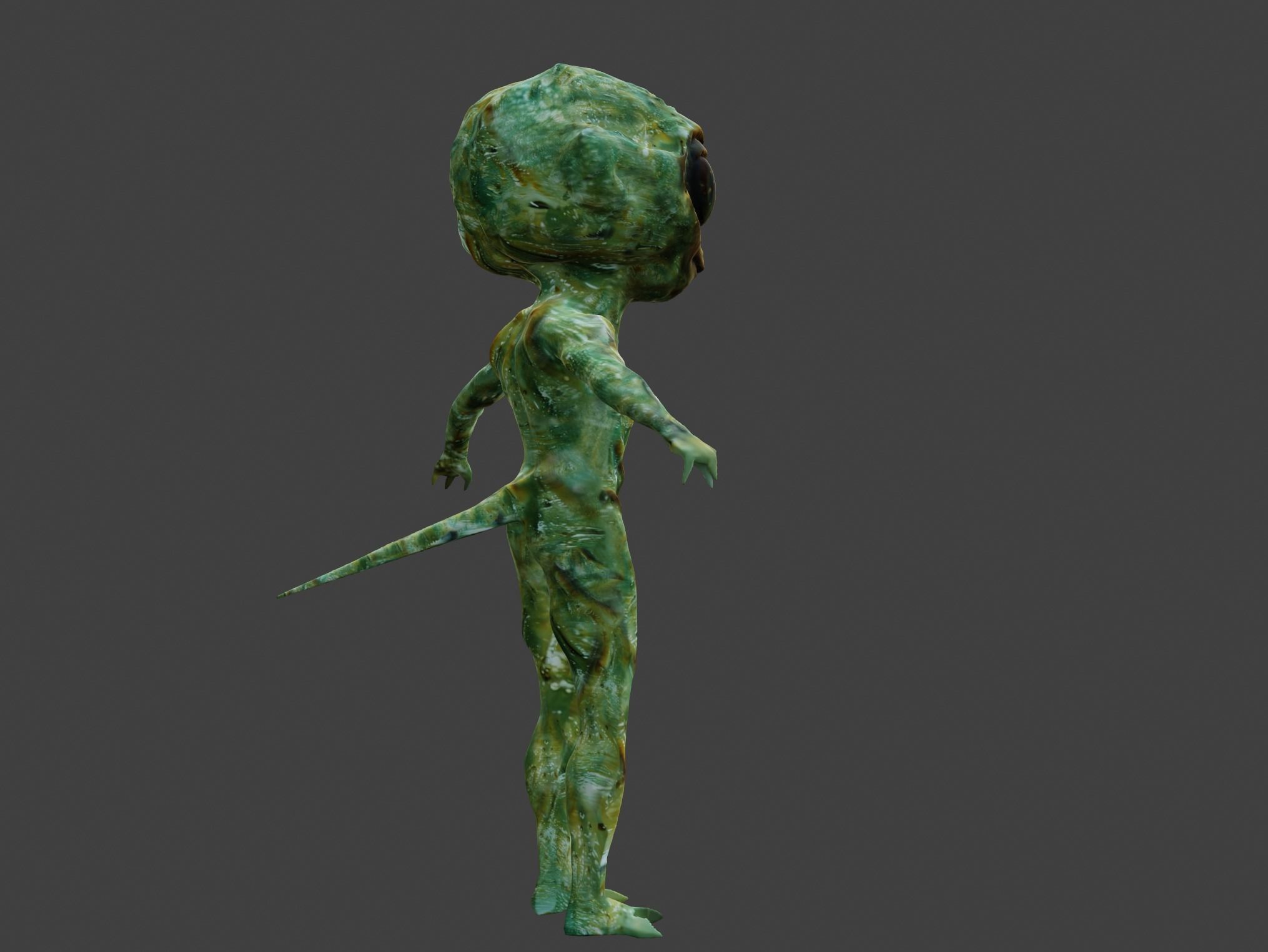 Rigged Alien Character - Fretzo 3D model_23