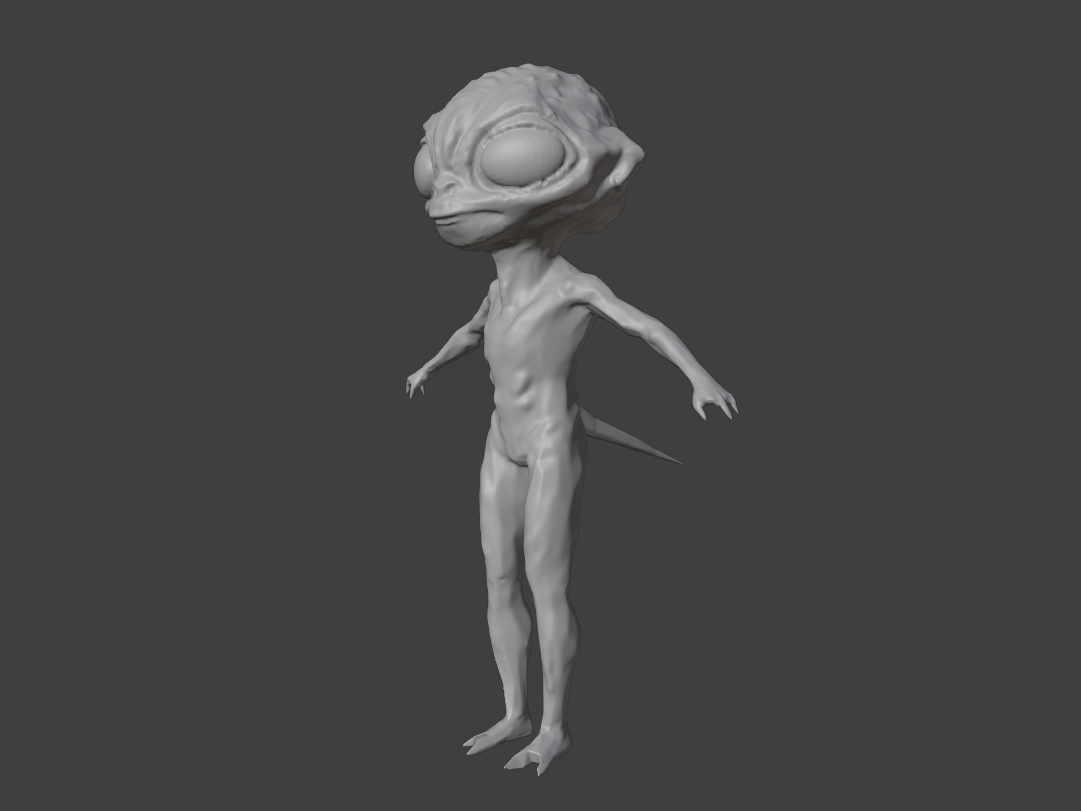 Rigged Alien Character - Fretzo 3D model_20