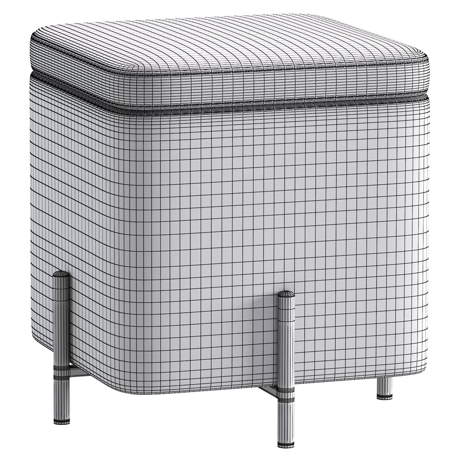 Pouf Grace by inmyroom 3D model_6