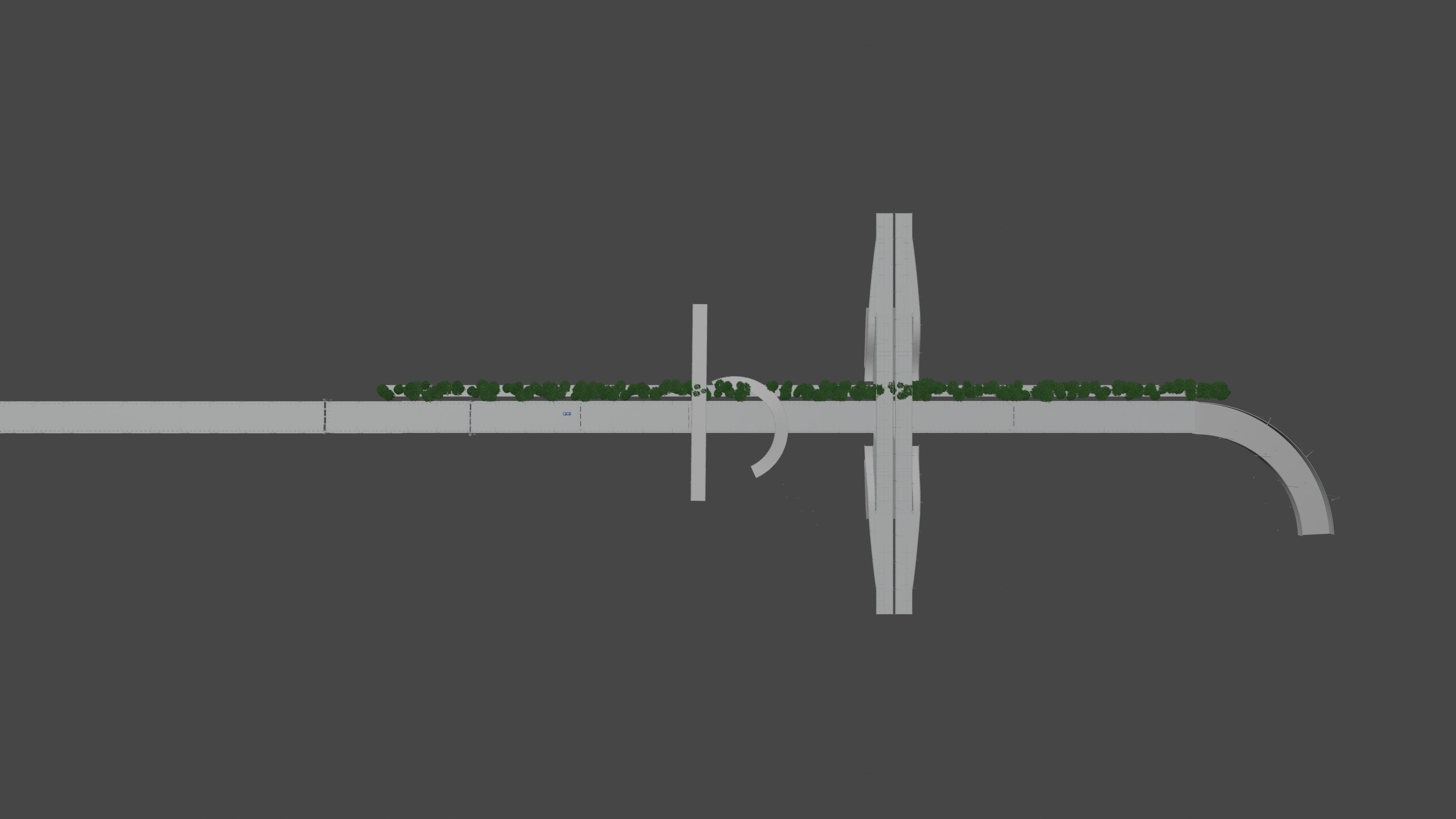 3D Realistic Road Blend File 3D model_4