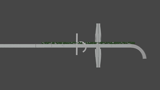 3D Realistic Road Blend File 3D model 5