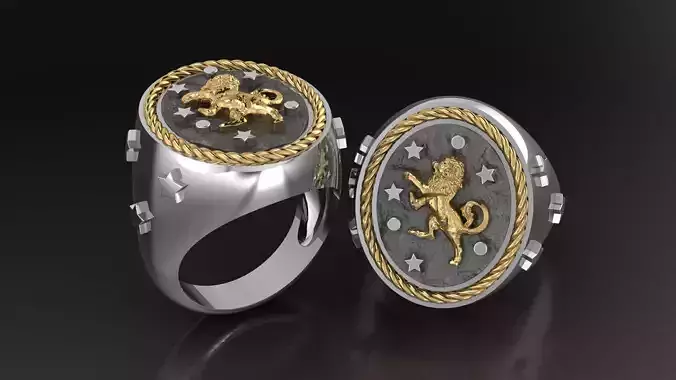 Zodiac Ring Leo