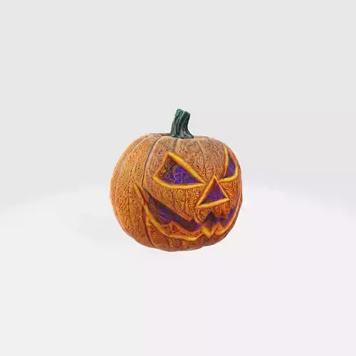An orange pumpkin