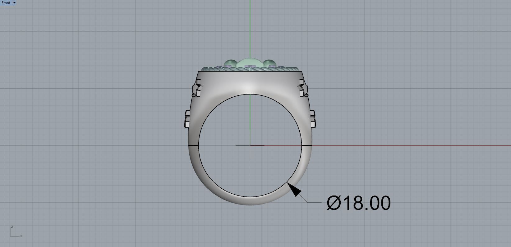 Zodiac Ring Libra 3D print model_9