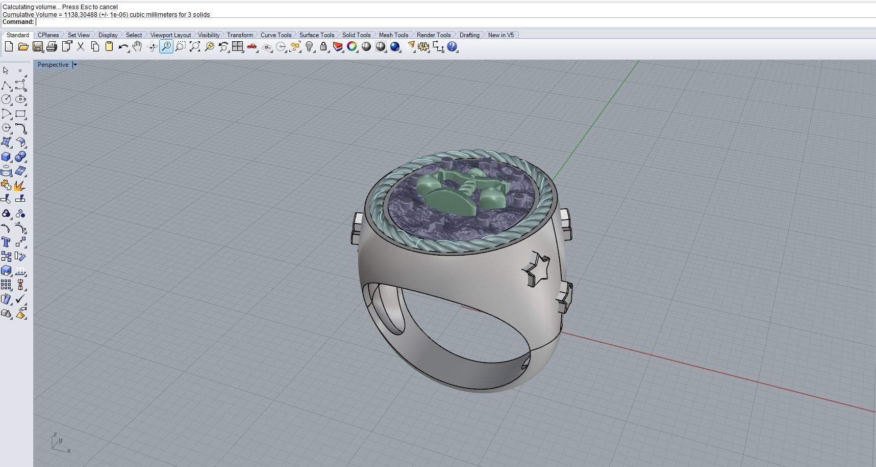 Zodiac Ring Libra 3D print model_11