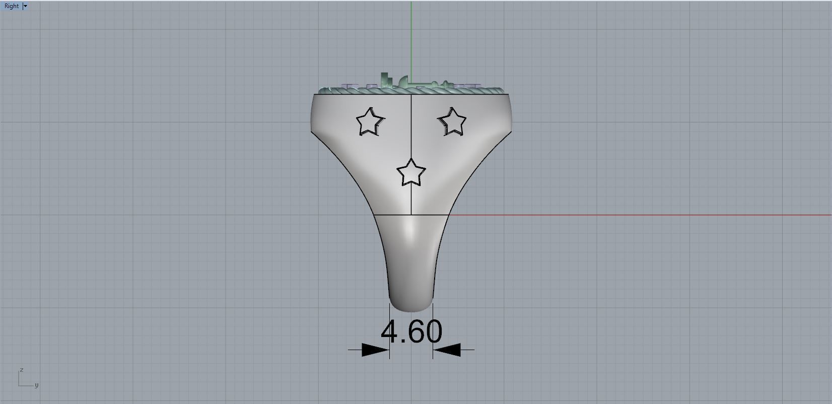 Zodiac Ring Libra 3D print model_8