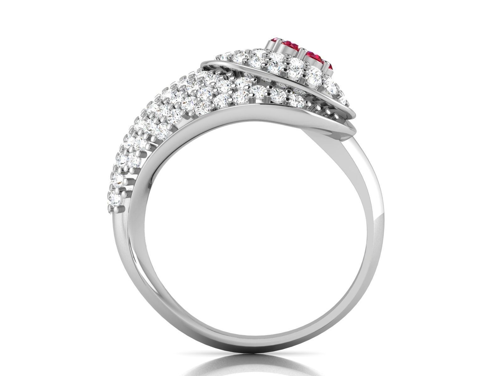 Diamond Ring 3D print model_4