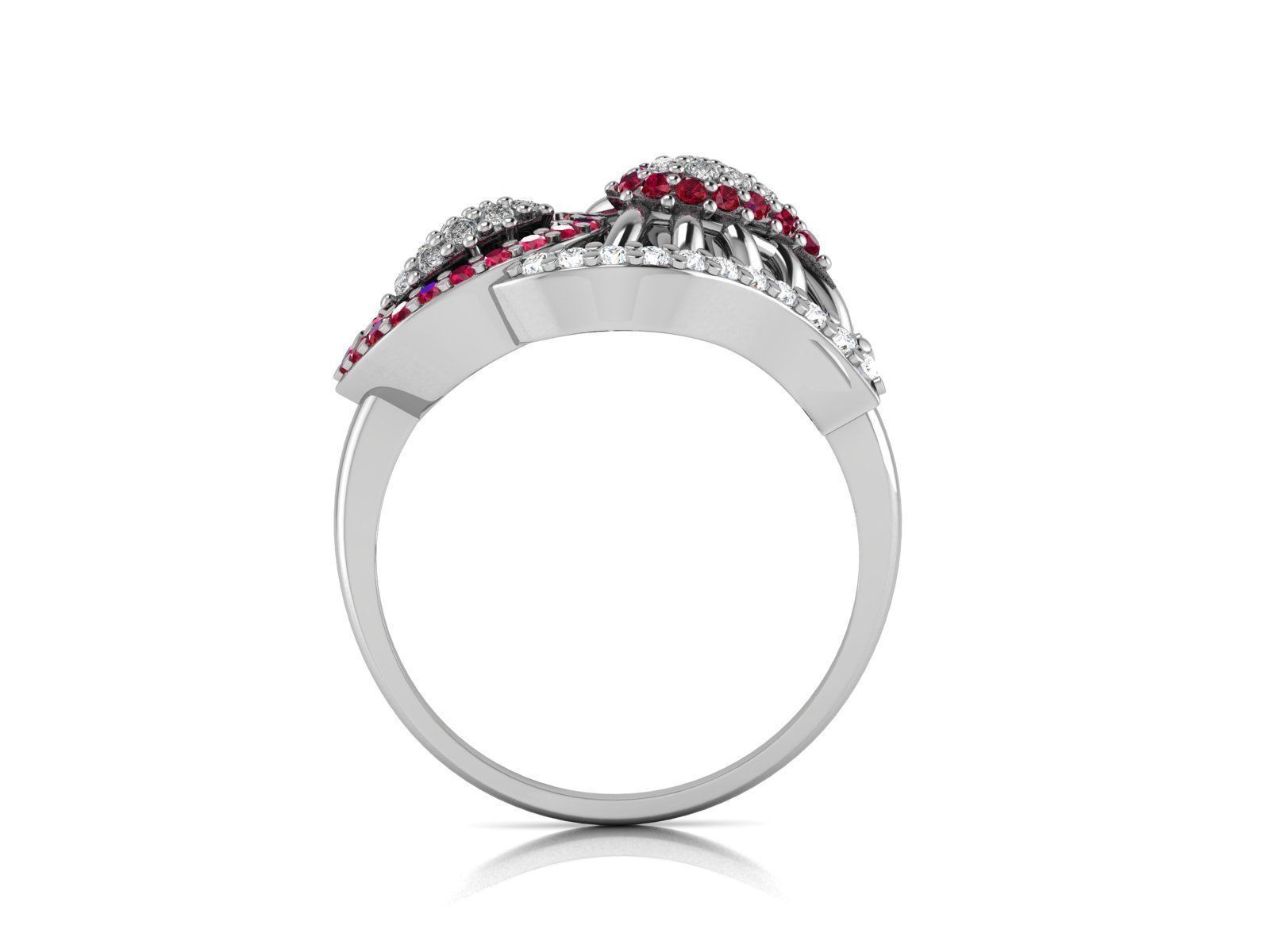 Diamond Ring 3D print model_2