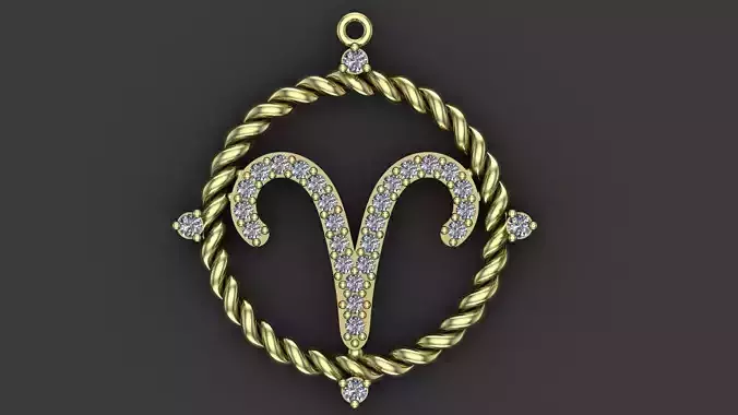  zodiac pendent