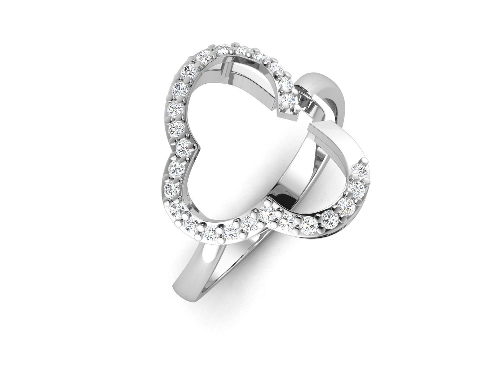 Diamond Ring 3D print model_1