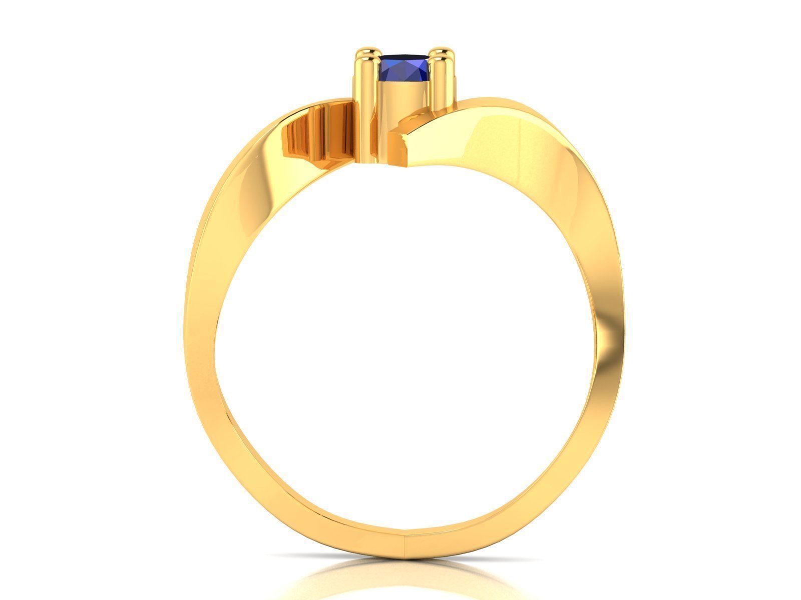 Diamond Ring 3D print model_2