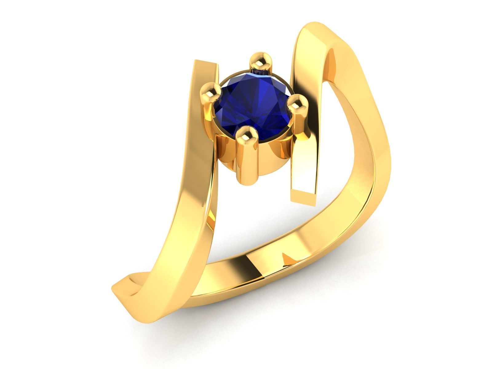 Diamond Ring 3D print model_1