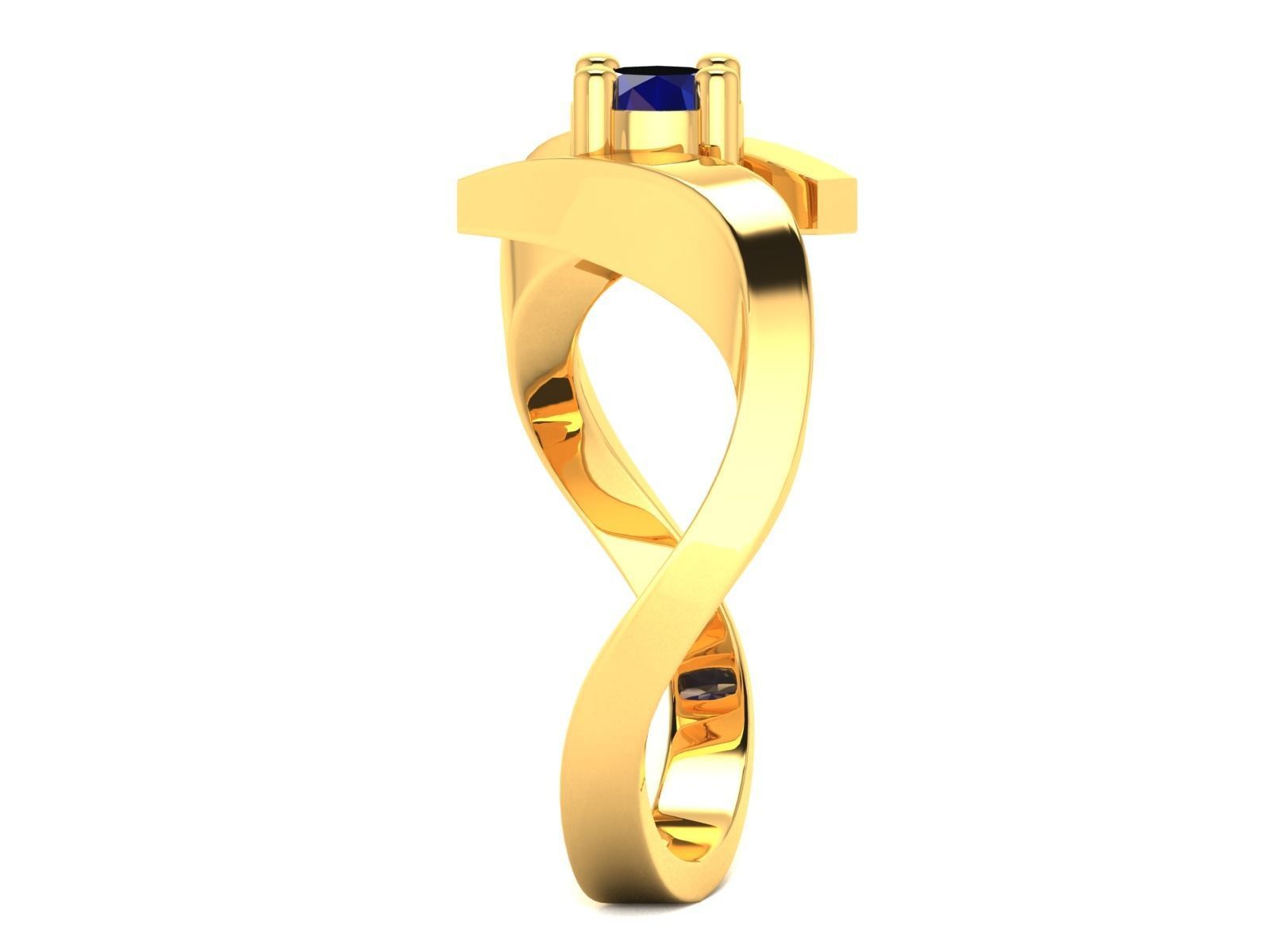 Diamond Ring 3D print model_5
