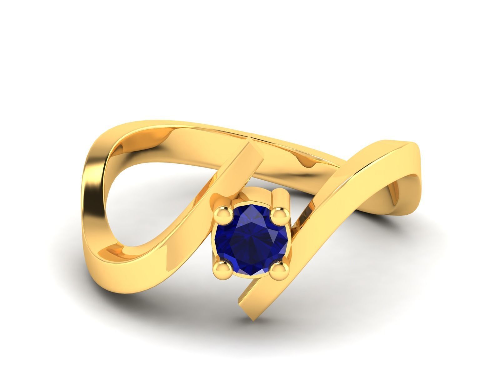 Diamond Ring 3D print model_7