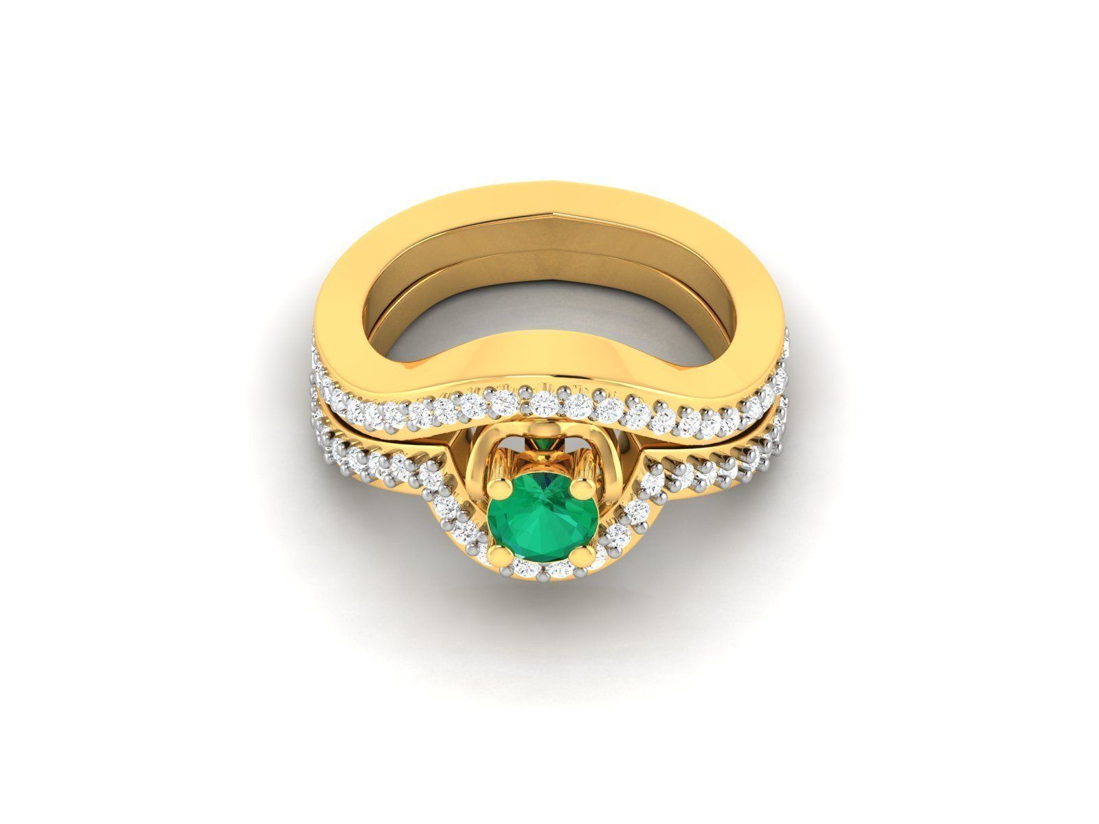 Diamond Ring 3D print model_5