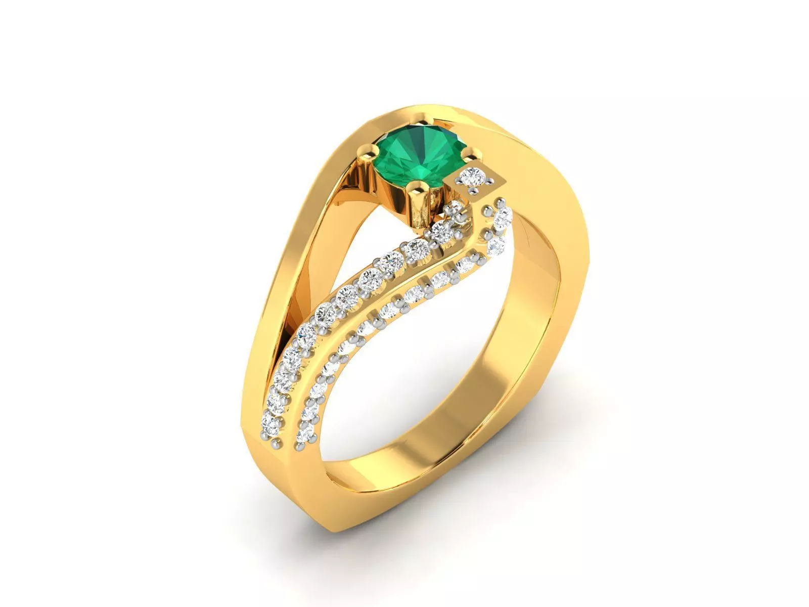 Diamond Ring 3D print model_0