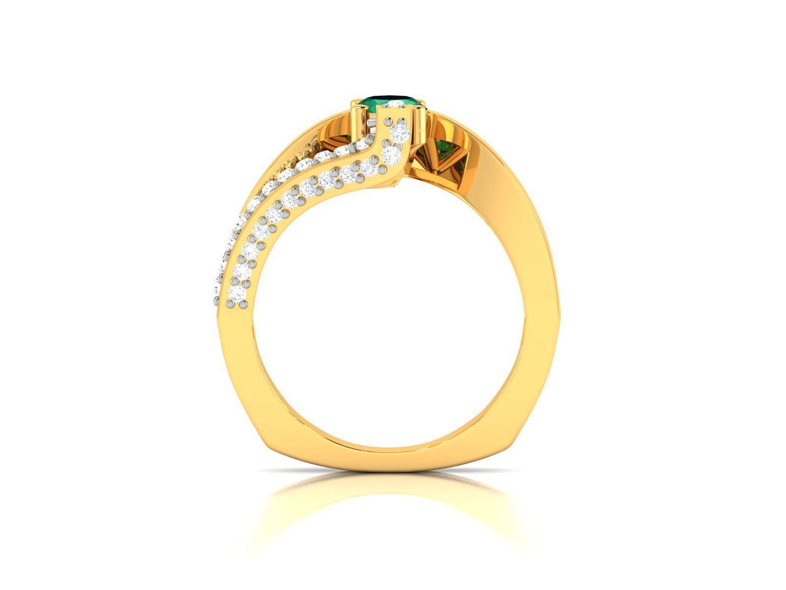 Diamond Ring 3D print model_2