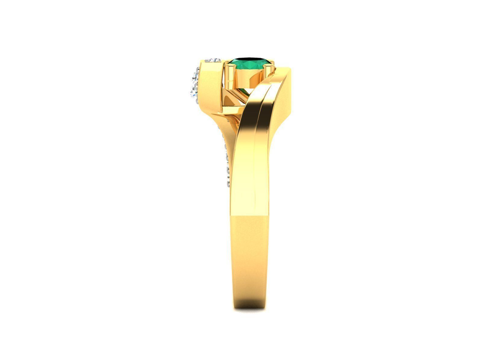 Diamond Ring 3D print model_5