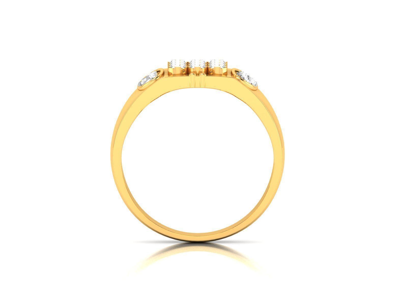 Diamond Ring 3D print model_2