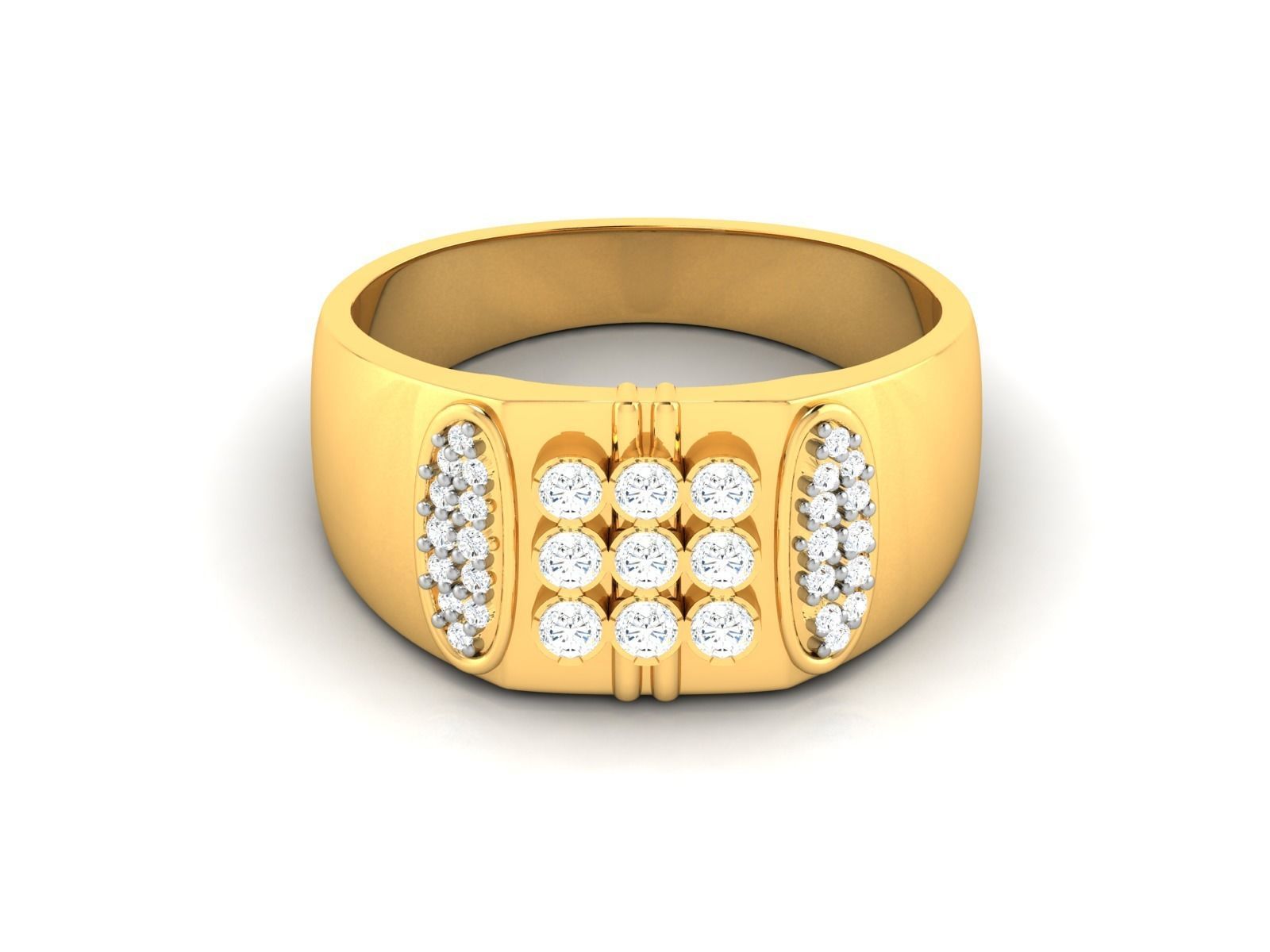Diamond Ring 3D print model_7