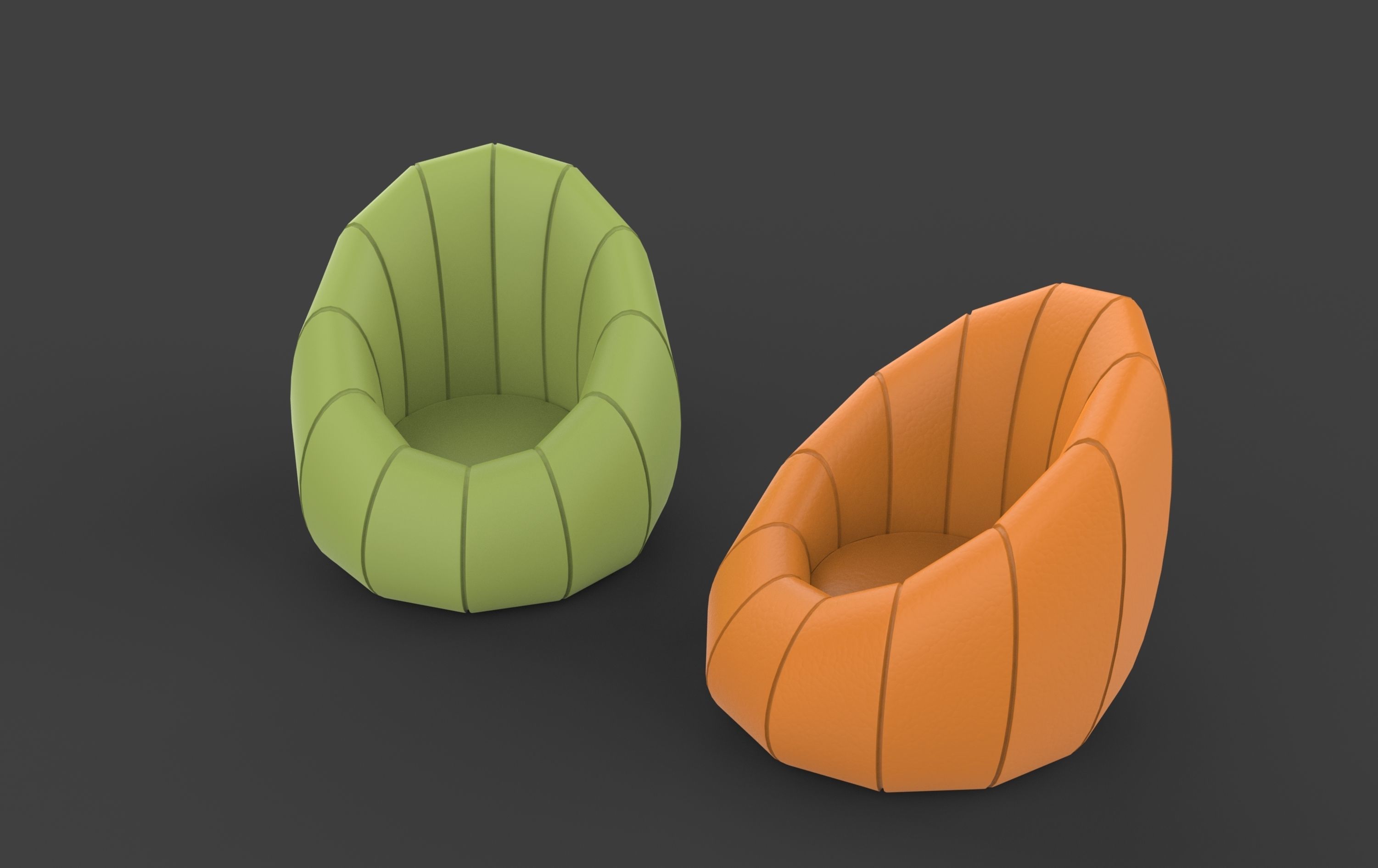 Sofa Chair 3D model_5