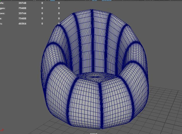 Sofa Chair 3D model_8