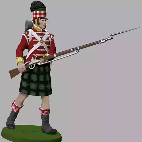 Scottish Grey Highlander Napoleonic Wars