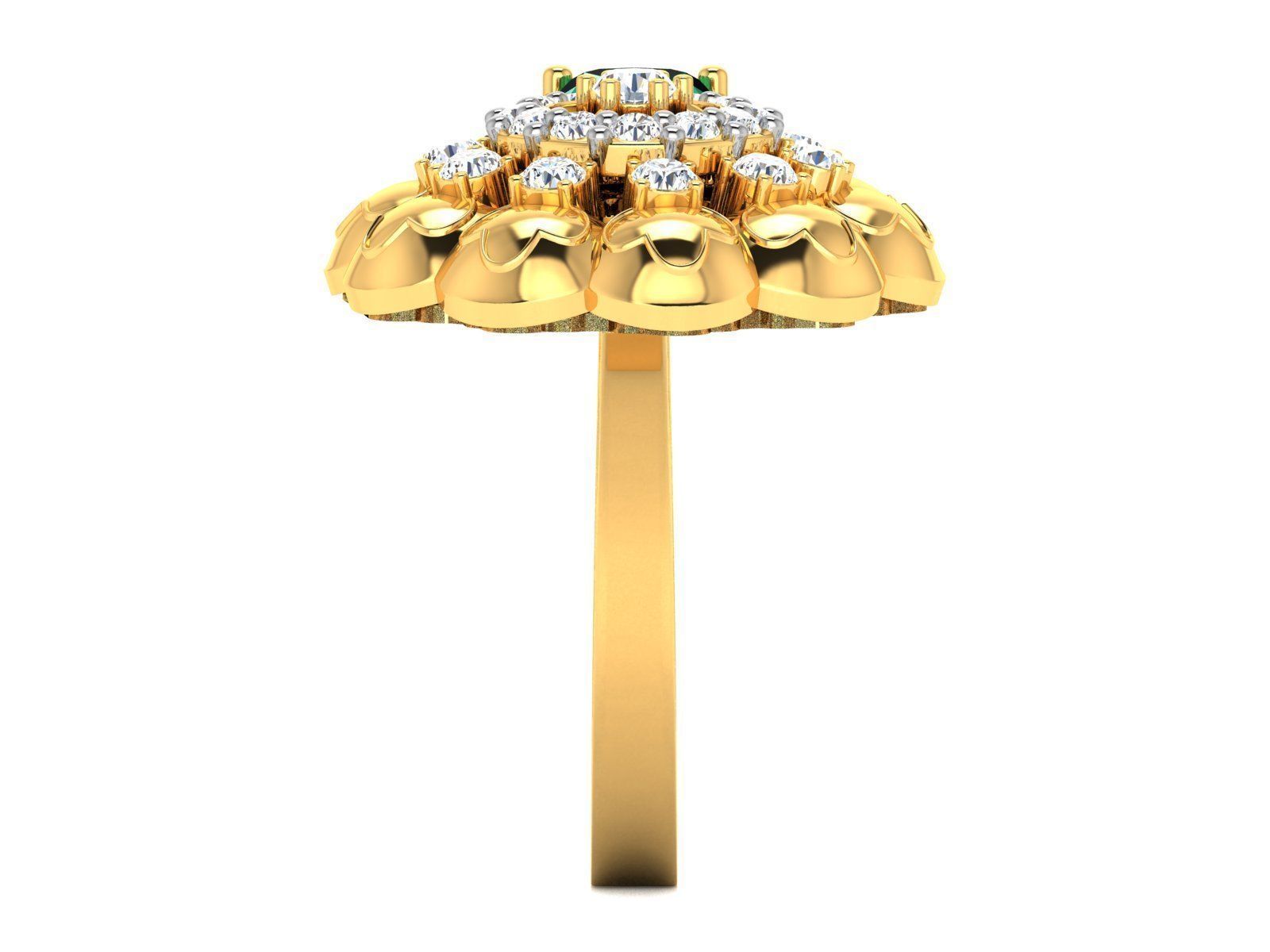 Diamond Ring 3D print model_6