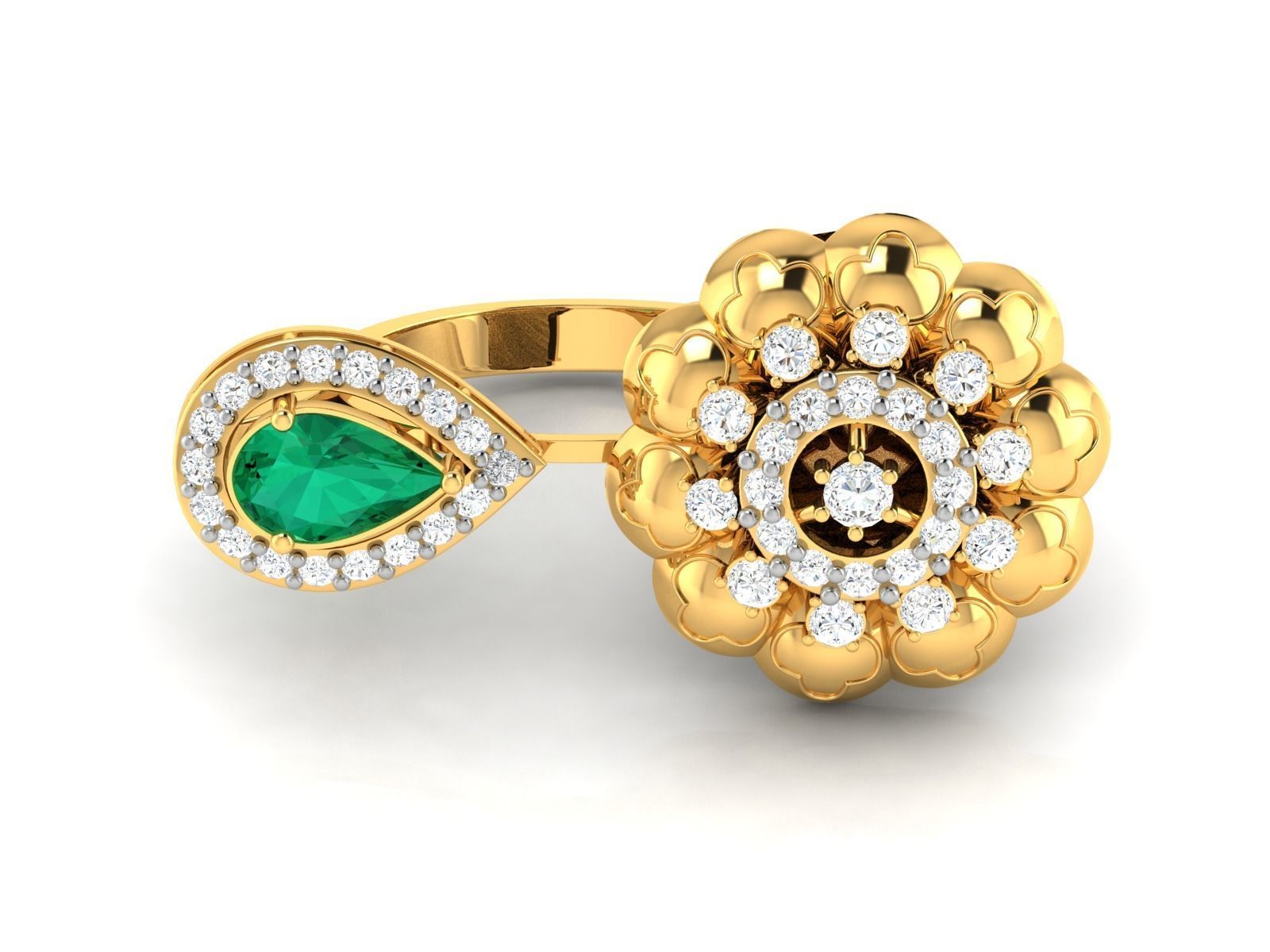 Diamond Ring 3D print model_7