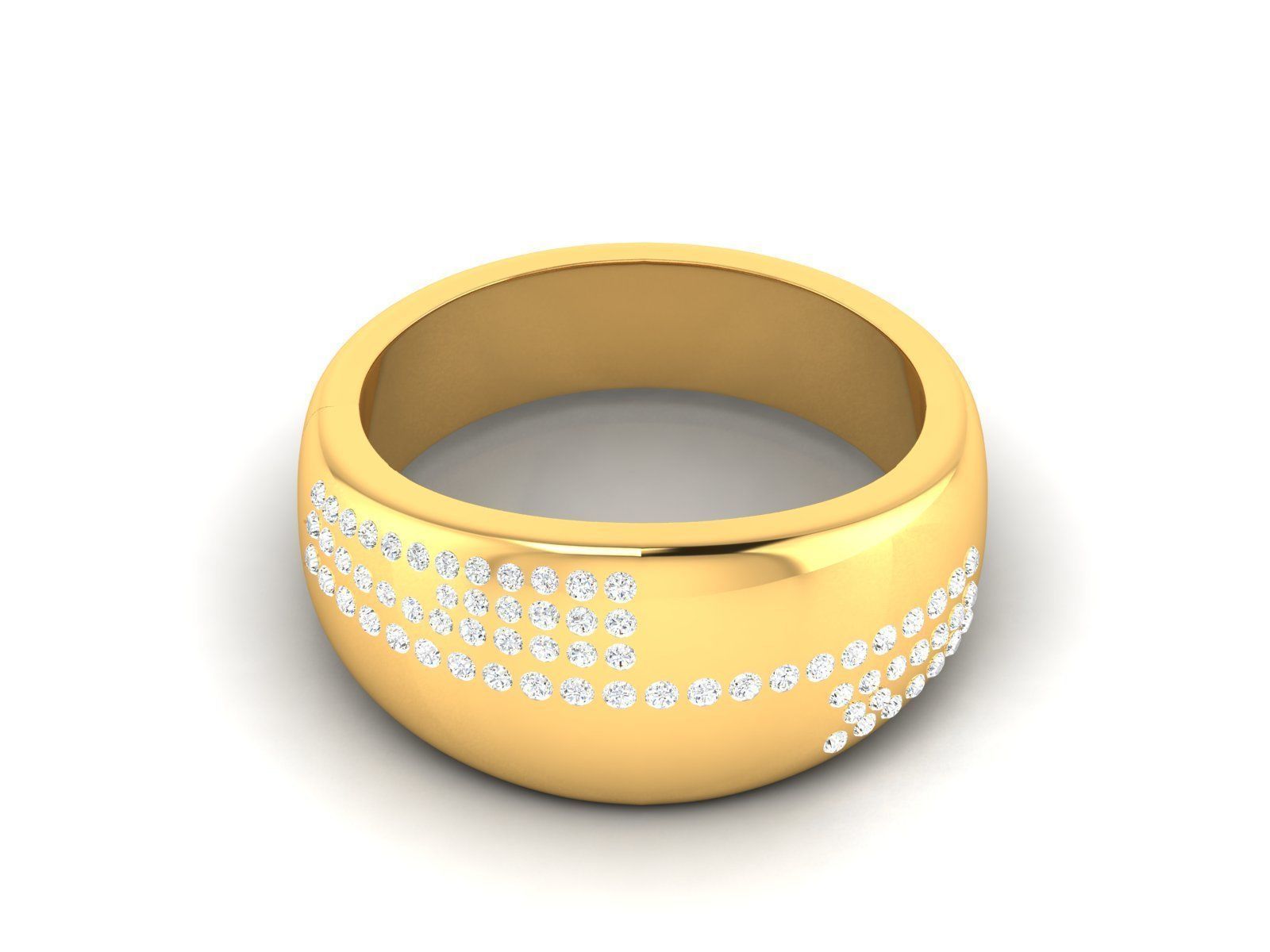 Diamond Ring 3D print model_7