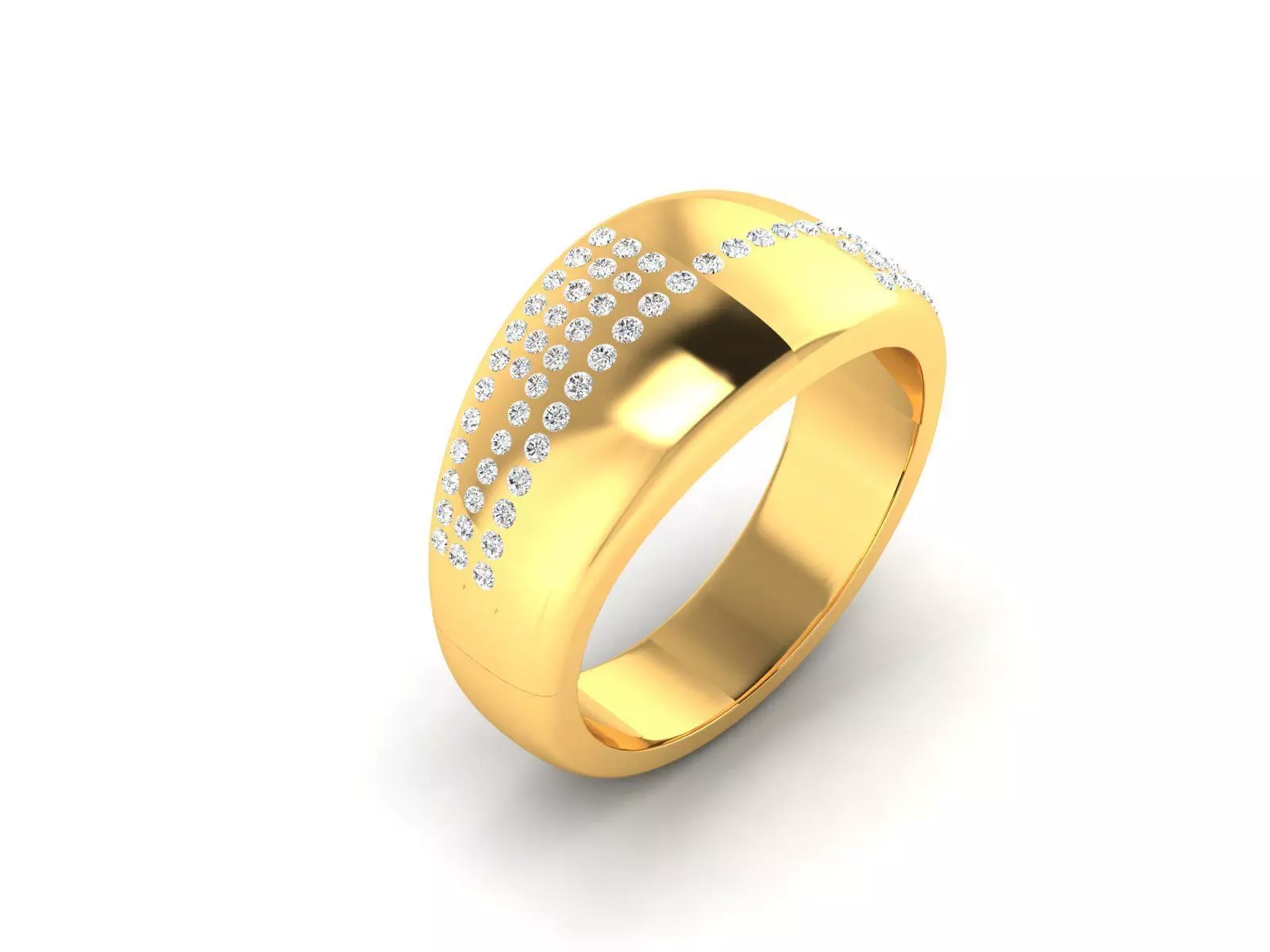 Diamond Ring 3D print model_0