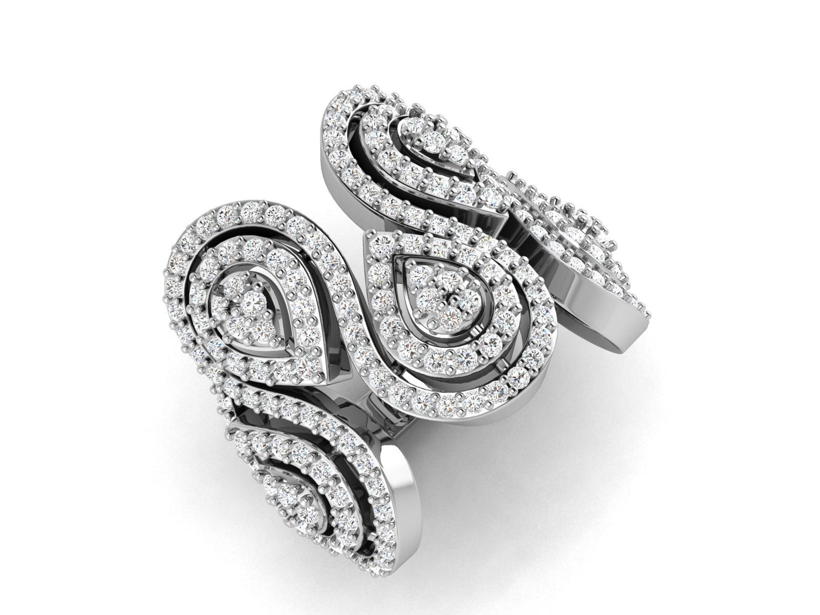 Diamond Ring 3D print model_1