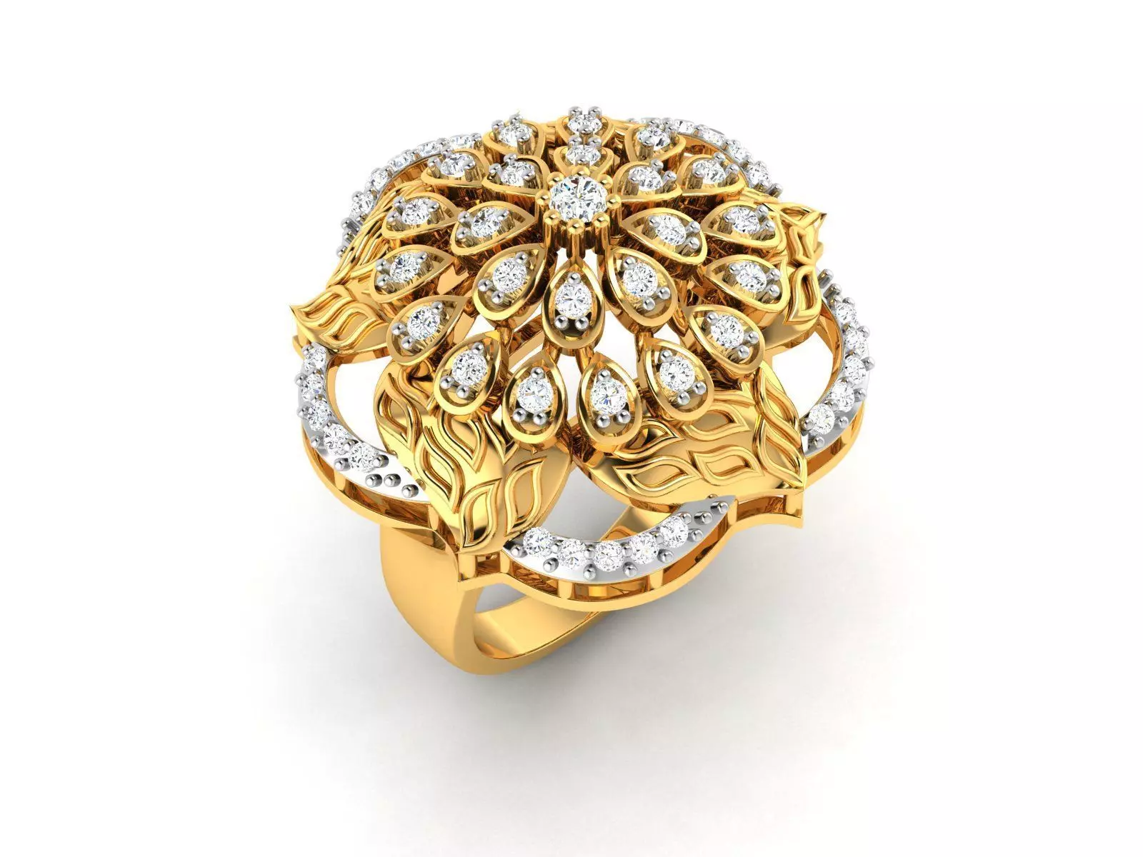 Diamond Ring 3D print model_0