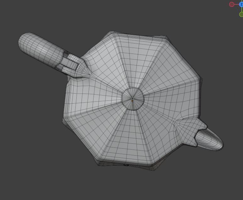 Geyser coffee maker 3D model_13